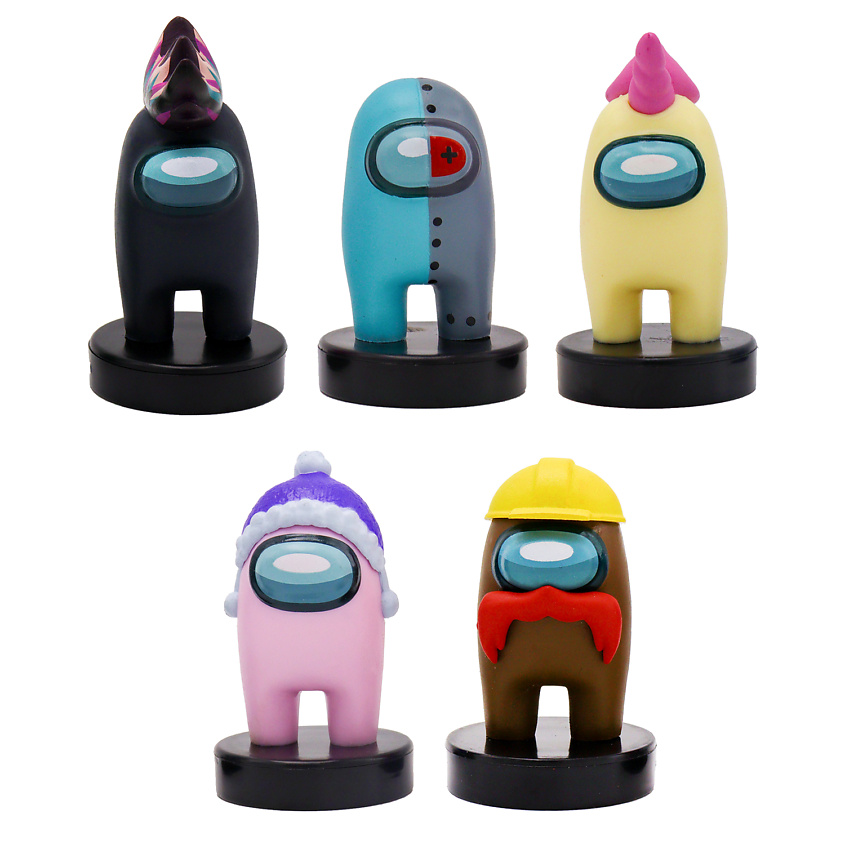 Изображение товара AMONG US Набор фигурок-штампиков 3 серия (герой робот), 1 шт