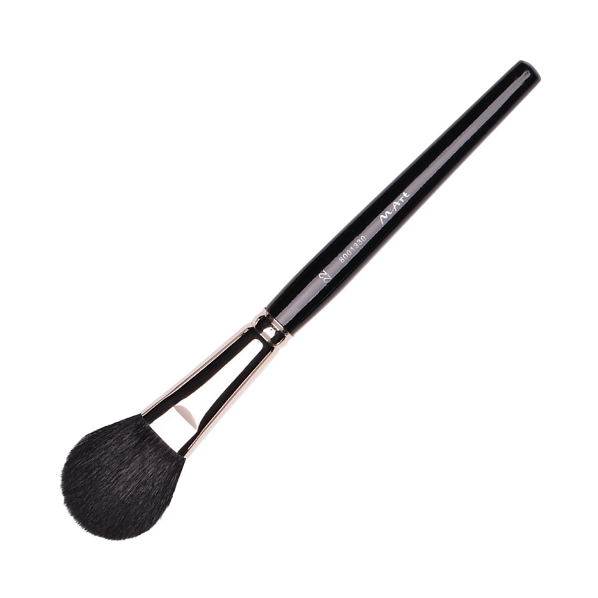 Изображение товара M.ART Кисть для лица № 22 овальная, коза черная, 1 шт.