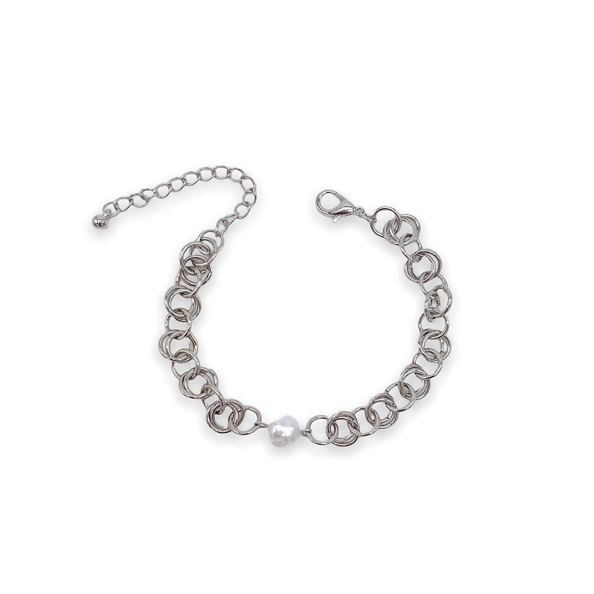 Изображение товара FOROSTINA.K Браслет Плетение, цвет: Серебряный