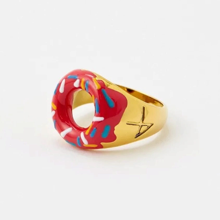 Изображение товара PABUR Кольцо DONUT, цвет: Комбинированный, размер: 17