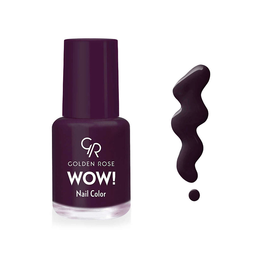 Изображение товара GOLDEN ROSE Лак для ногтей WOW! Nail Color Clear, №63
