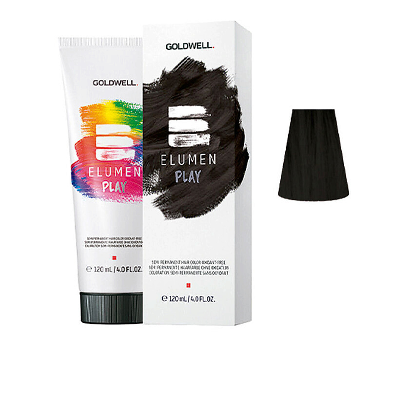 Изображение товара GOLDWELL Полуперманентная краска ELUMEN PLAY, black