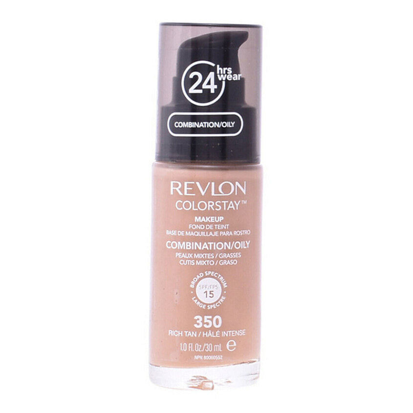 Изображение товара REVLON Жидкая основа для макияжа Colorstay Combination/Oily, 350 - Насыщенный Tan