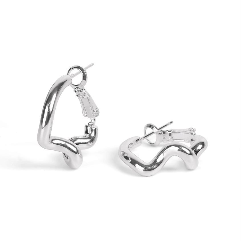 Изображение товара VIAMORE Серьги Wavy, Цвет: серебро