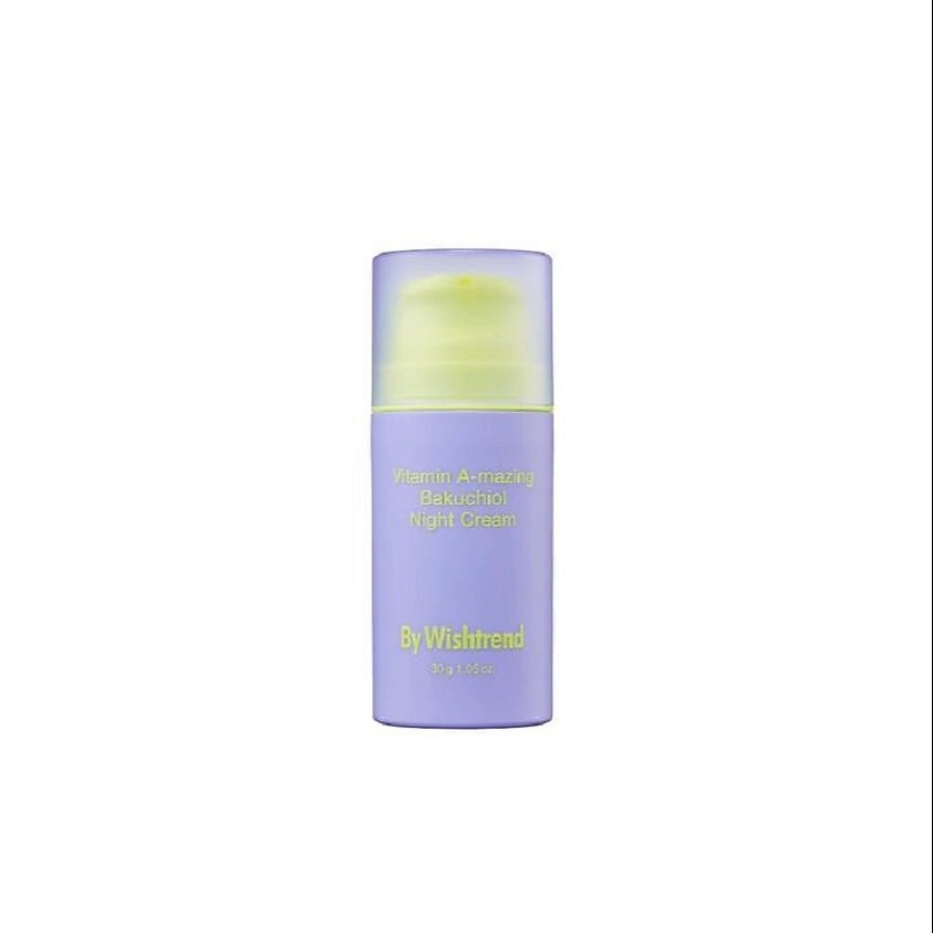 Изображение товара BY WISHTREND Крем с бакучиолом и ретиналем Vitamin A-mazing Bakuchiol Night Cream, 30 мл
