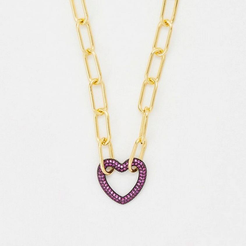 Изображение товара PABUR Колье SUPER HEART, Розовый