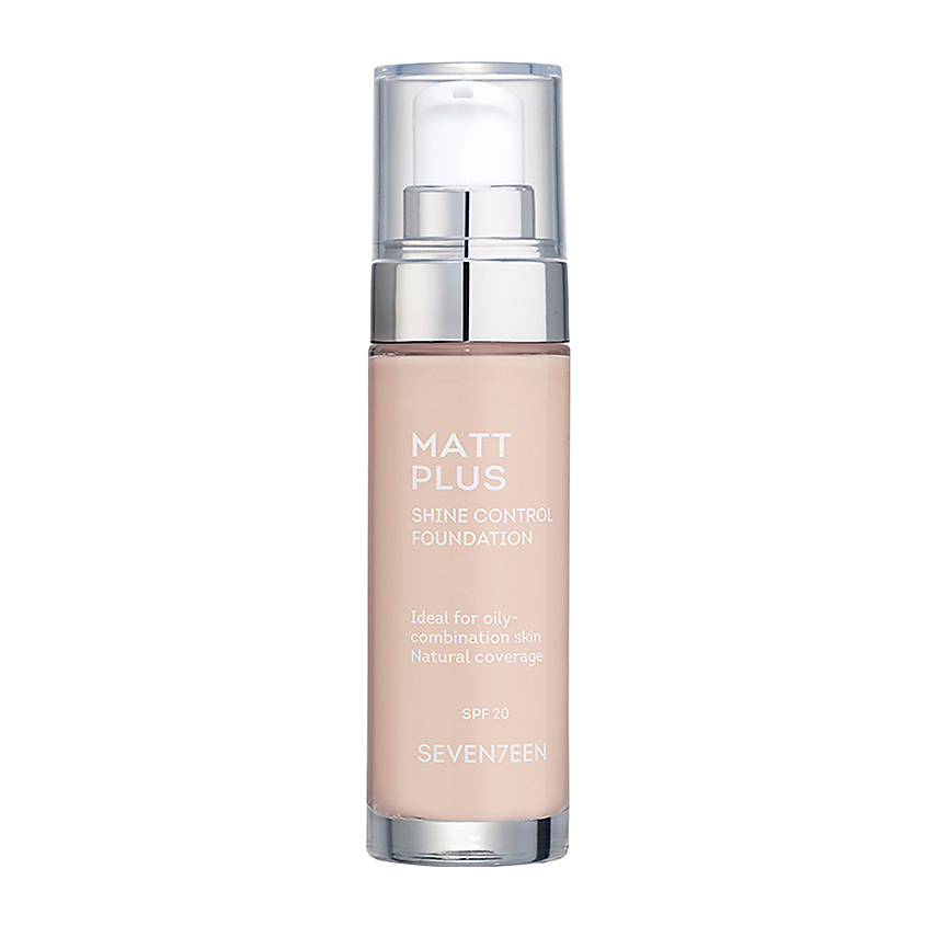 Изображение товара SEVEN7EEN Тональный крем матирующий MATT PLUS SHINE CONTROL, № 00, 30 мл