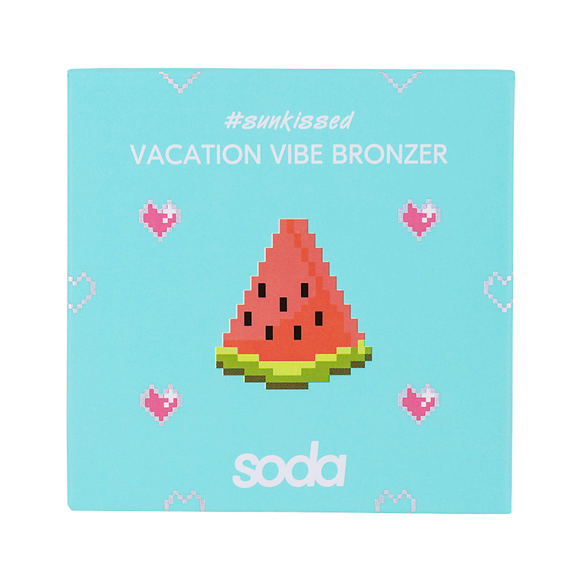 Изображение товара SODA Бронзер прессованный Vacation Vibe Bronzer #sunkissed, 10 г