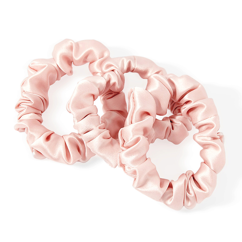 Изображение товара AYRIS SILK Шелковые резинки средние, цвет: Розовый