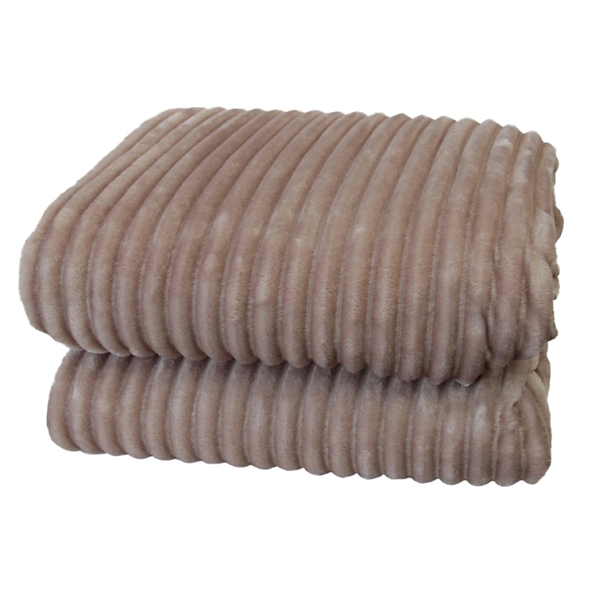 Изображение товара Плед велсофт Полоски ND PLAY 200x220 см мягкий и теплый домашний текстиль