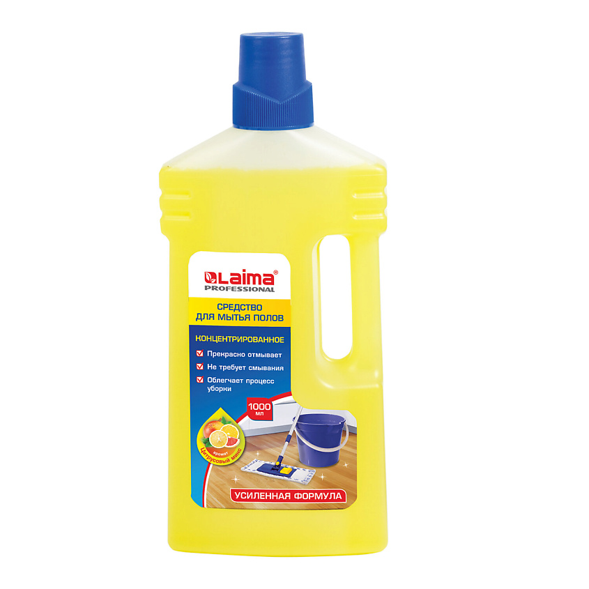 Изображение товара LAIMA Средство для мытья пола "Цитрусовый микс", 1 шт.