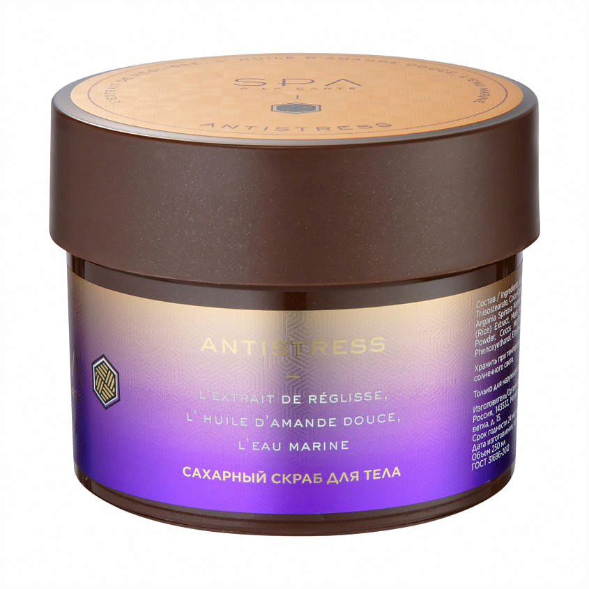Изображение товара Сахарный скраб для тела Antistress SPA A LA CARTE 250 мл мягкое отшелушивание релаксация