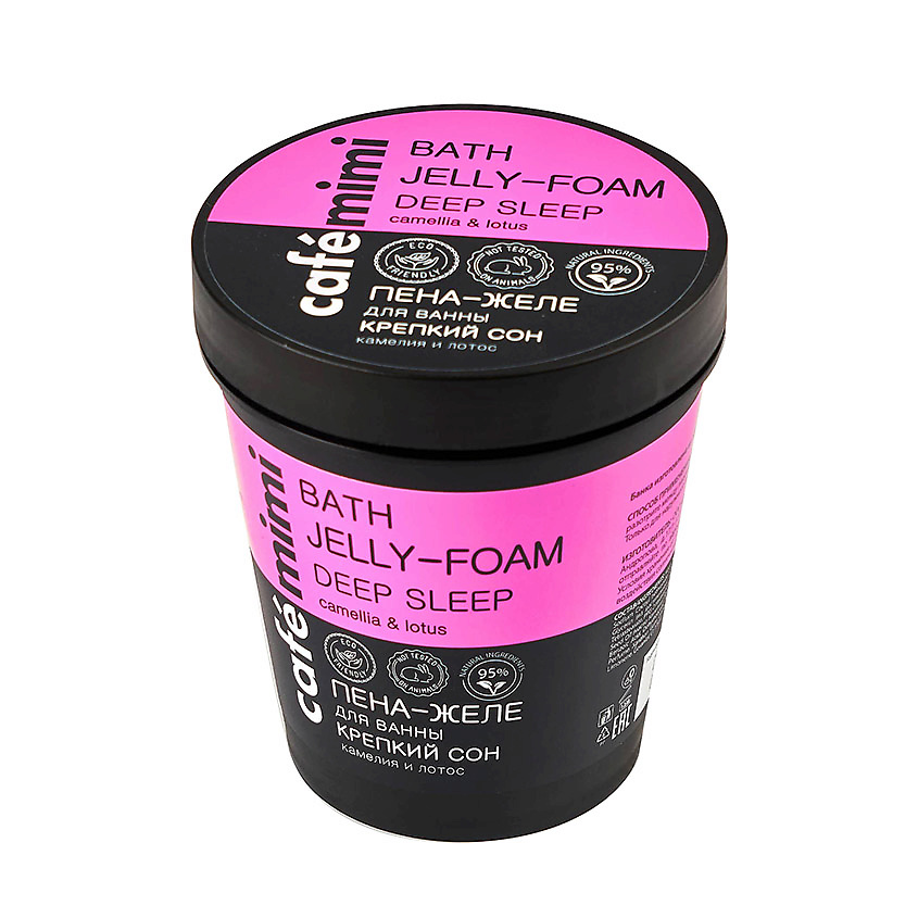 Изображение товара CAFÉ MIMI Пена-Желе для ванны Крепкий сон, 220 мл