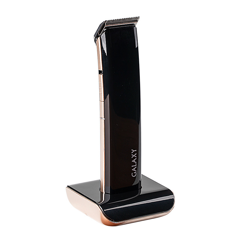 Изображение товара Аккумуляторный триммер для волос GALAXY GL4160 с USB зарядкой черный