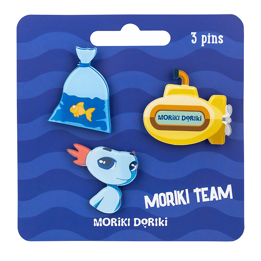 Изображение товара MORIKI DORIKI Набор значков MORIKI TEAM, 3 шт.