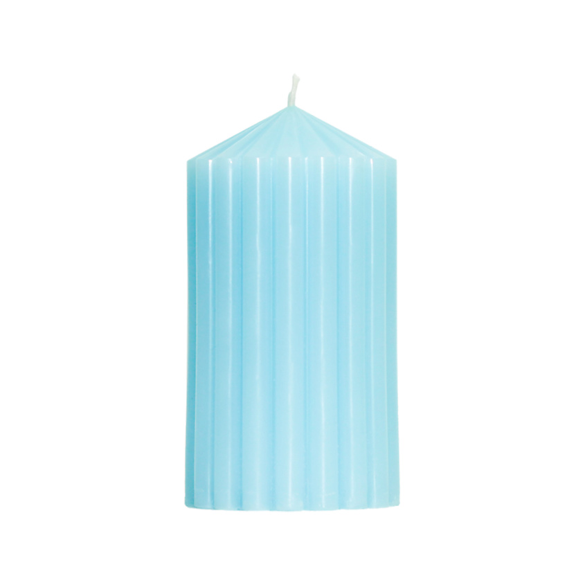 Изображение товара SIGIL МОСКВА Свеча декоративная Колонна звезда 130х70, Голубой