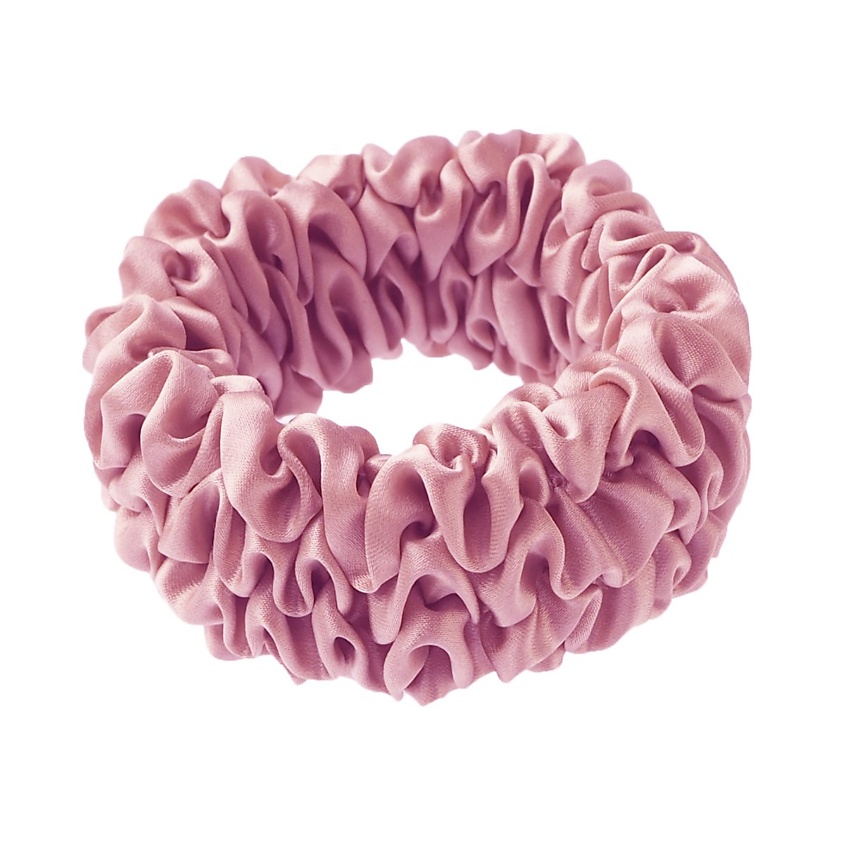 Изображение товара SILK MANUFACTURE Шёлковая резинка для волос SUPER TAIL, тёмно-розовый, Тёмно-розовый