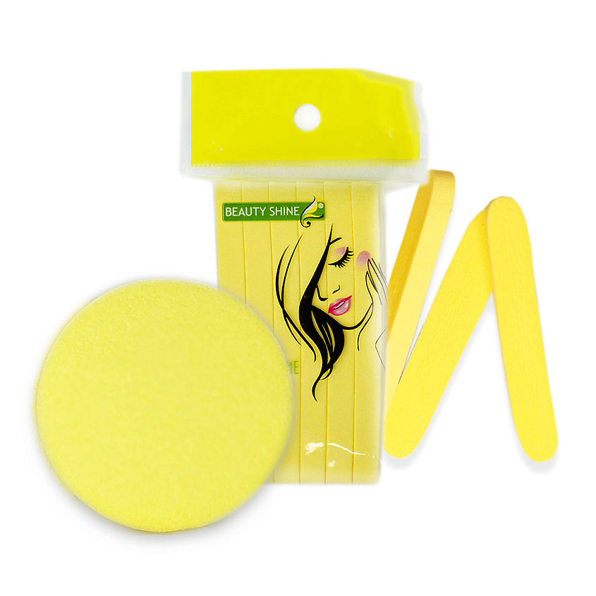 Изображение товара BEAUTY SHINE Спонж для умывания косметический прессованный, 1 шт.Жёлтый