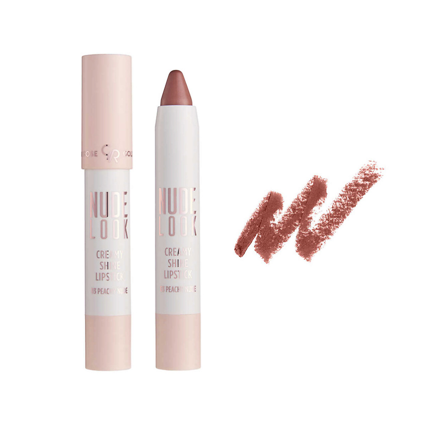 Изображение товара GOLDEN ROSE Помада для губ NUDE LOOK CREAMY SHINE №03