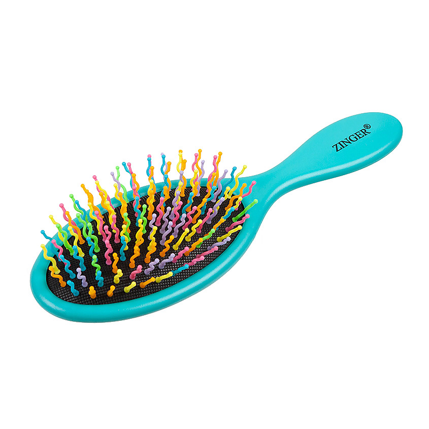 Изображение товара Массажная расческа для волос ZINGER Classic CH-16-2 пластиковая бирюзовая