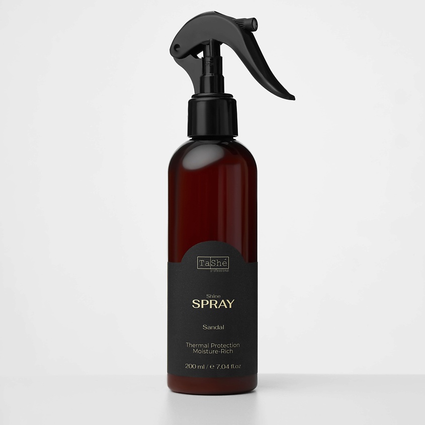 Изображение товара TASHE PROFESSIONAL Спрей-сияние для волос "Sandal", 1 шт. 200 мл