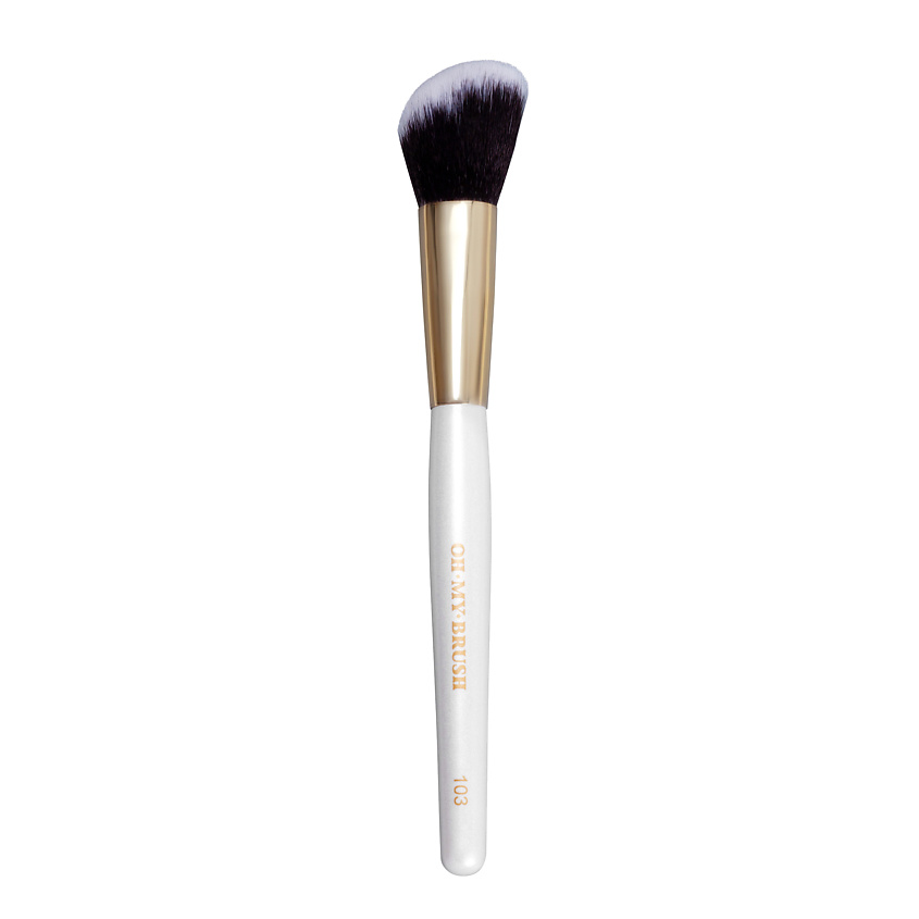 Изображение товара OH MY BRUSH Кисть для коррекции Angeled contouring brush 103, цвет: Белый