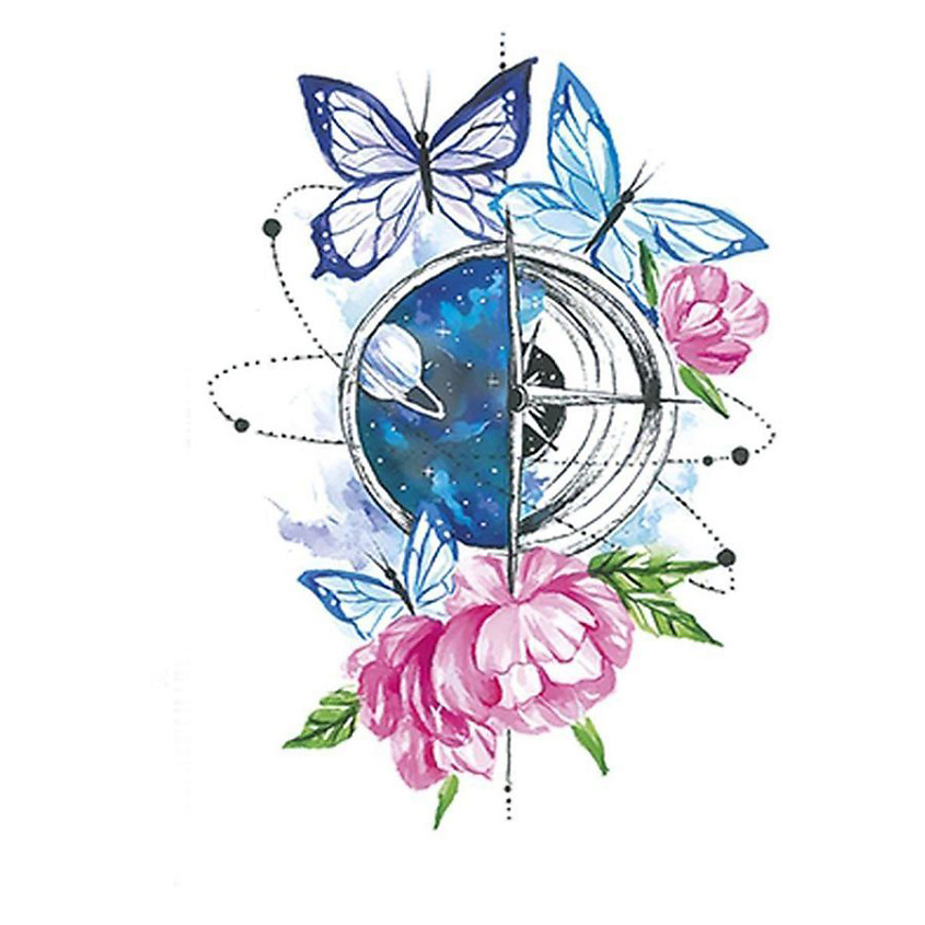 Изображение товара Полисфера Временная переводная татуировка PS&KG-026 1 шт. гипоаллергенная мягкая и яркая