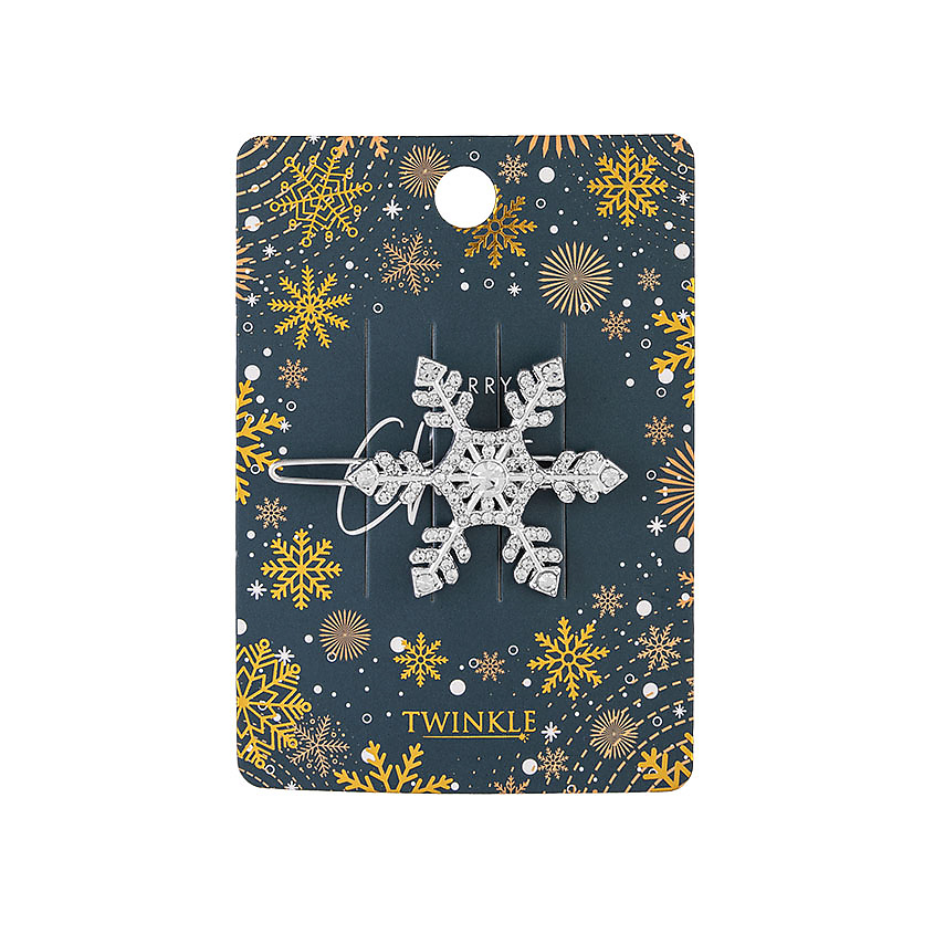 Изображение товара Заколка для волос TWINKLE SNOWFLAKE праздничный аксессуар