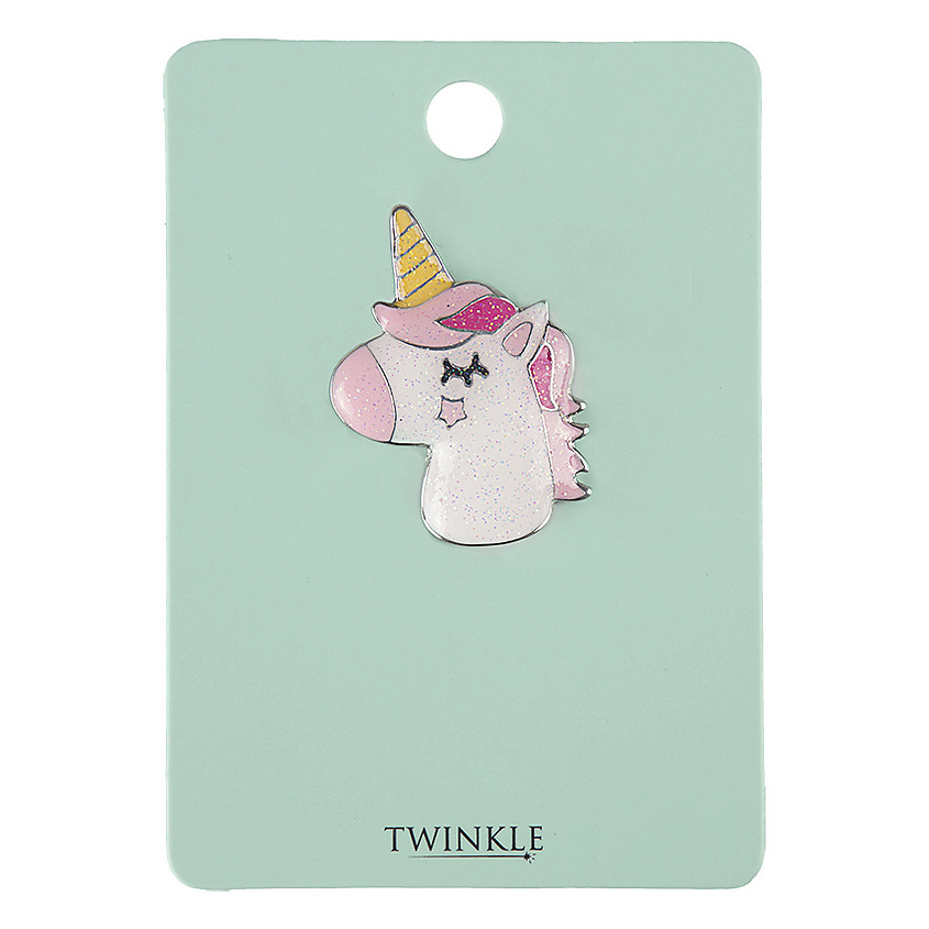 Изображение товара Молодежная брошь TWINKLE Unicorn яркий аксессуар для одежды и рюкзака