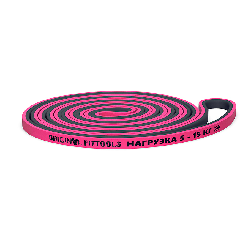 Изображение товара ORIGINAL FITTOOLS Эспандер ленточный нагрузка 5 - 15 кг, 1 шт.