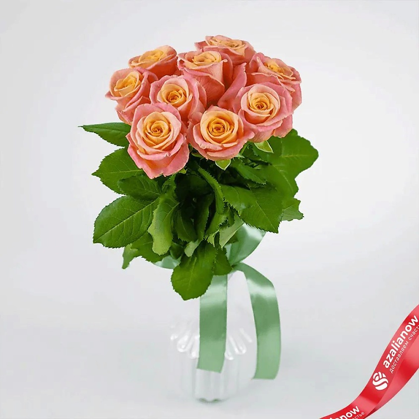 Изображение товара AZALIANOW ЦВЕТЫ. ПОДАРКИ. ДЕКОР Букет из 9 коралловых роз «Малиновка», Букеты и композиции из живых цветов могут на несколько тонов отличаться от изображений. Часть цвета искажается в зависимости от настроек экрана.