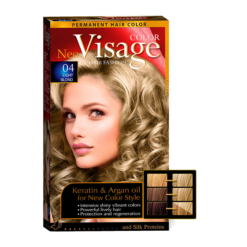 Изображение товара VISAGE COLOR HAIR FASHION Краска для волос Tёмно-пепельно русый Dark Ash Blond 12