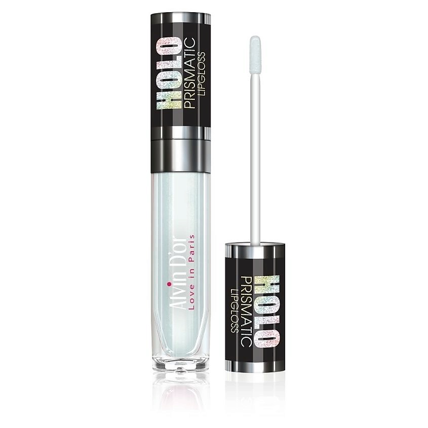 Изображение товара Блеск для губ ALVIN D'OR HoloPrismatic 01 голографический эффект 8 оттенков