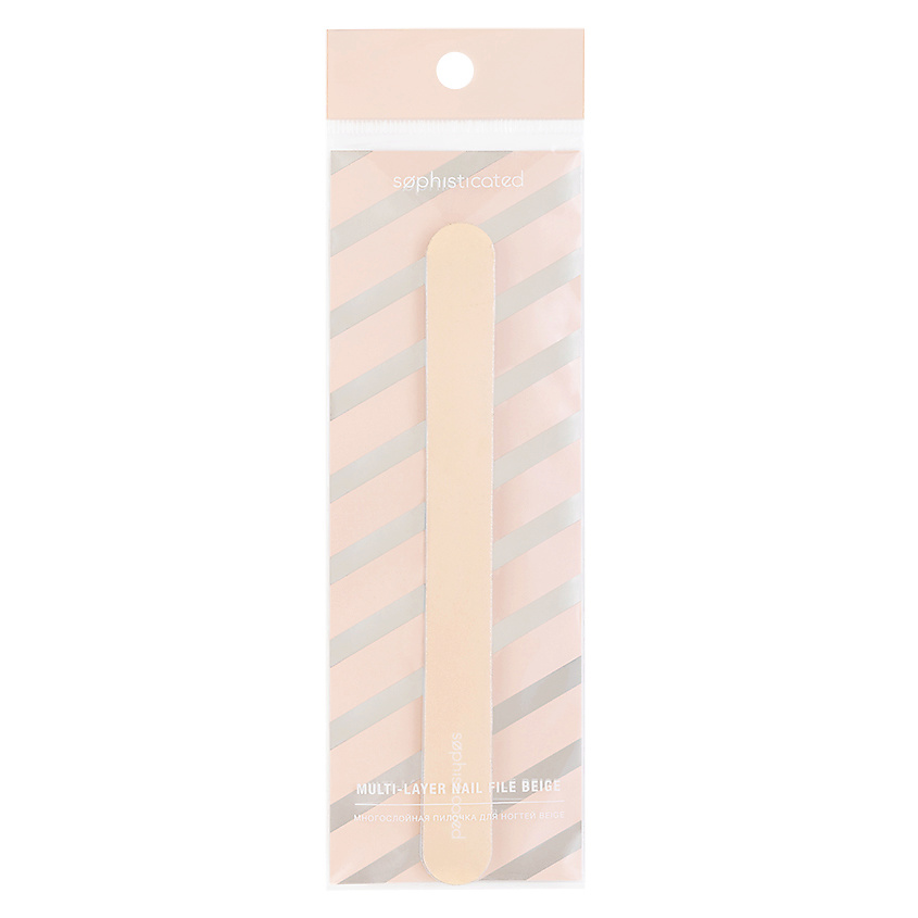 Изображение товара Многослойная пилочка для ногтей L'ETOILE Multi-Layer Nail File Beige 1 шт