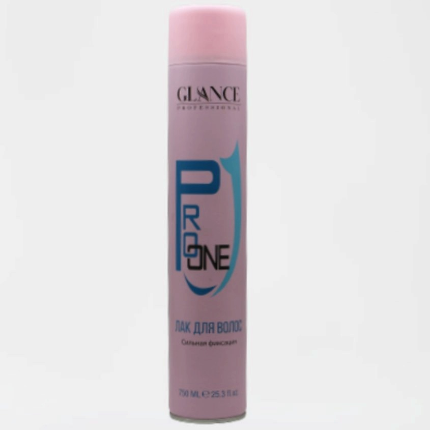 Изображение товара GLANCE PROFESSIONAL Лак для волос Сильная Фиксация, 500 мл