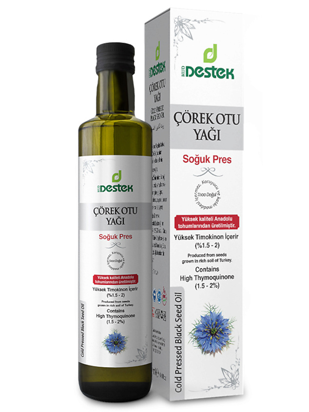 Изображение товара Косметическое масло Чёрного тмина от DESTEK для лица и тела 250 мл