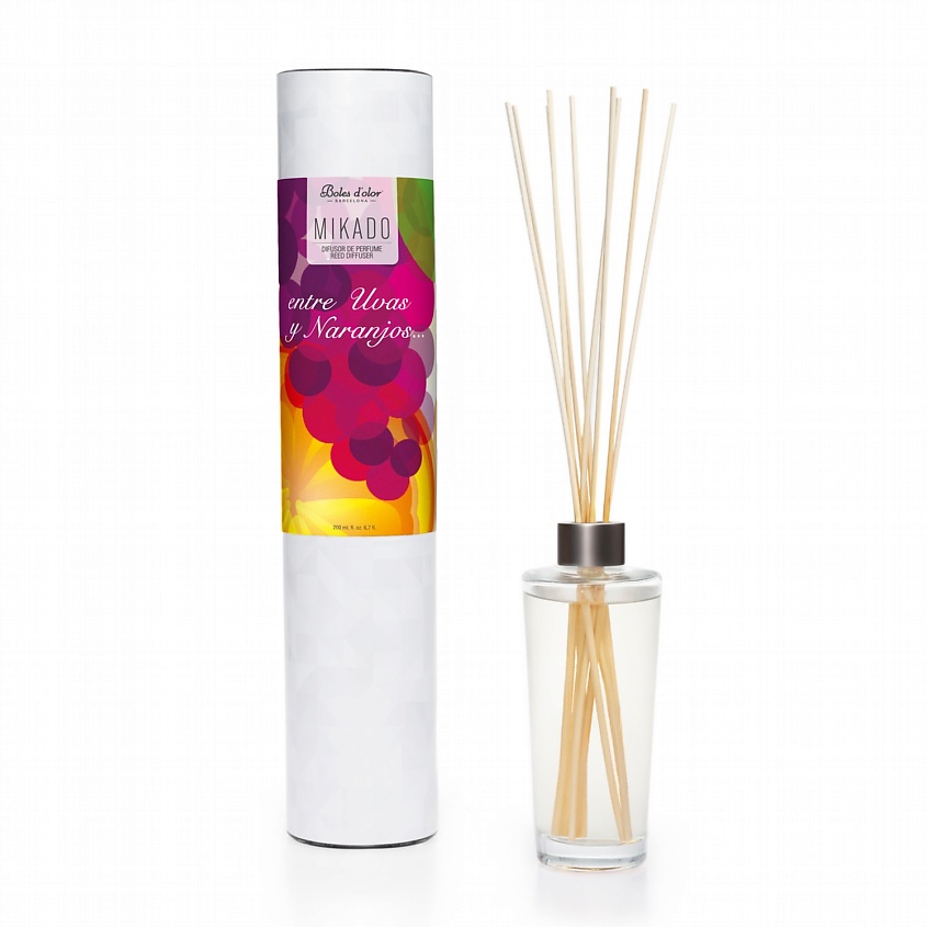 Изображение товара Boles D'olor Диффузор с палочками Виноград и апельсин Entre Uvas y Naranjos 200 мл