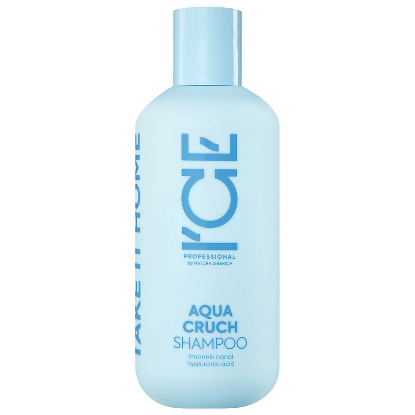Изображение товара ICE BY NATURA SIBERICA Шампунь для волос Увлажняющий Aqua Cruch Shampoo, 250 мл