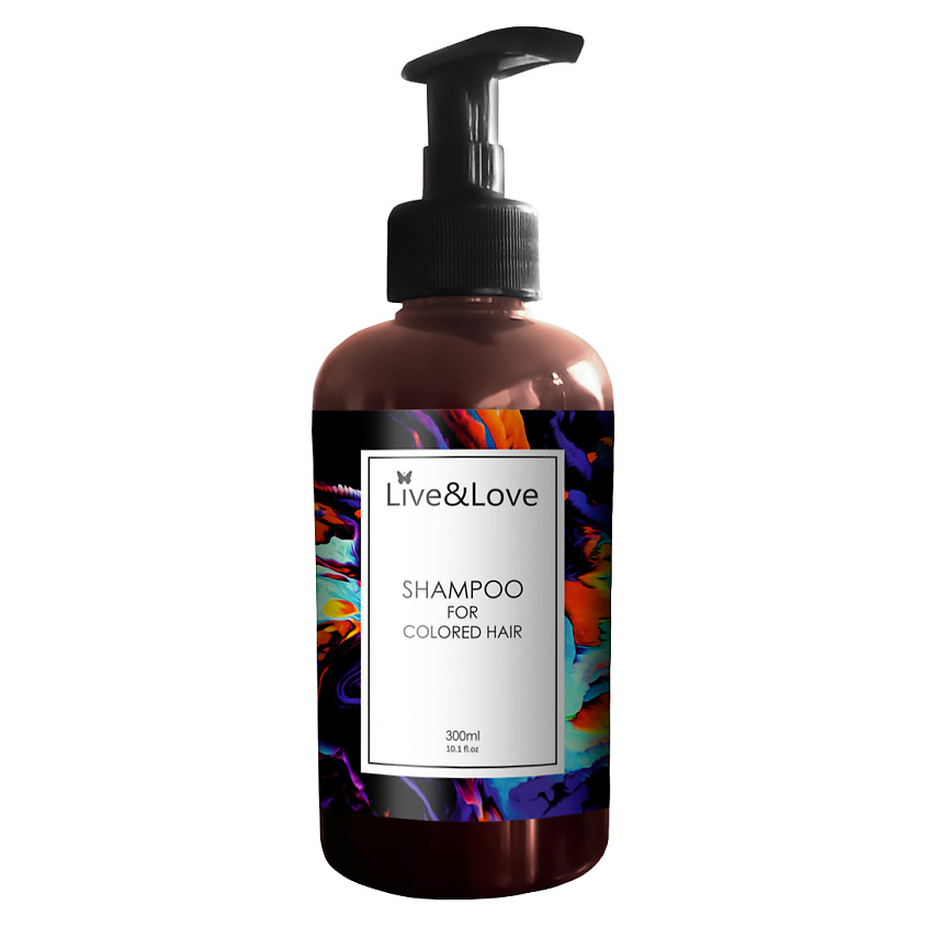 Изображение товара LIVE&LOVE FRAGRANCE Шампунь для окрашенных волос, 300 мл
