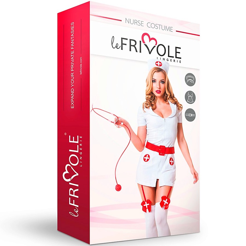 Изображение товара LE FRIVOLE Костюм Похотливая медсестра, цвет: Белый, размер: 44