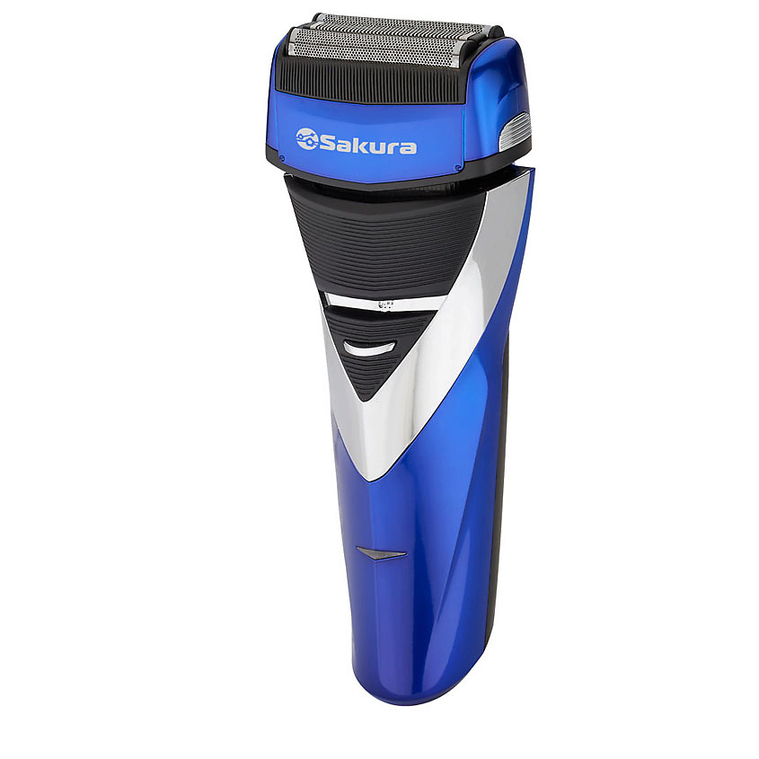 Изображение товара Электробритва SAKURA SA-5418BL с триммером влажное сухое бритье водостойкая