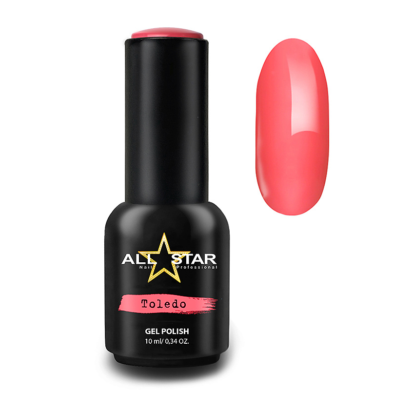Изображение товара ALL STAR PROFESSIONAL Гель-лак Dark Pink розово-коралловый 10мл