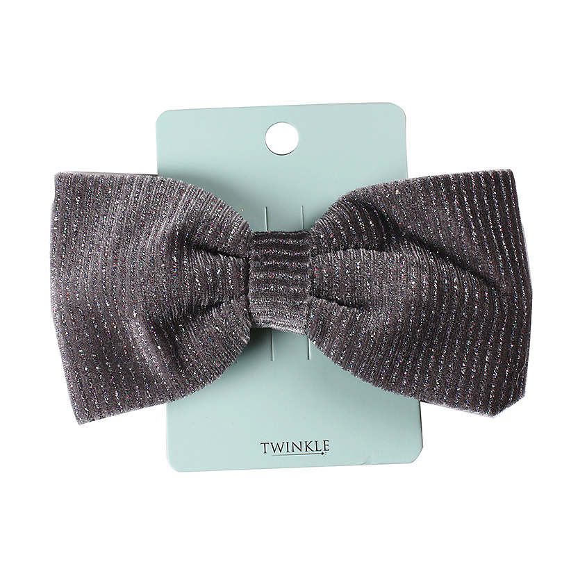 Изображение товара Заколка для волос TWINKLE для детей BACK TO SCHOOL Gray Silver 1 шт