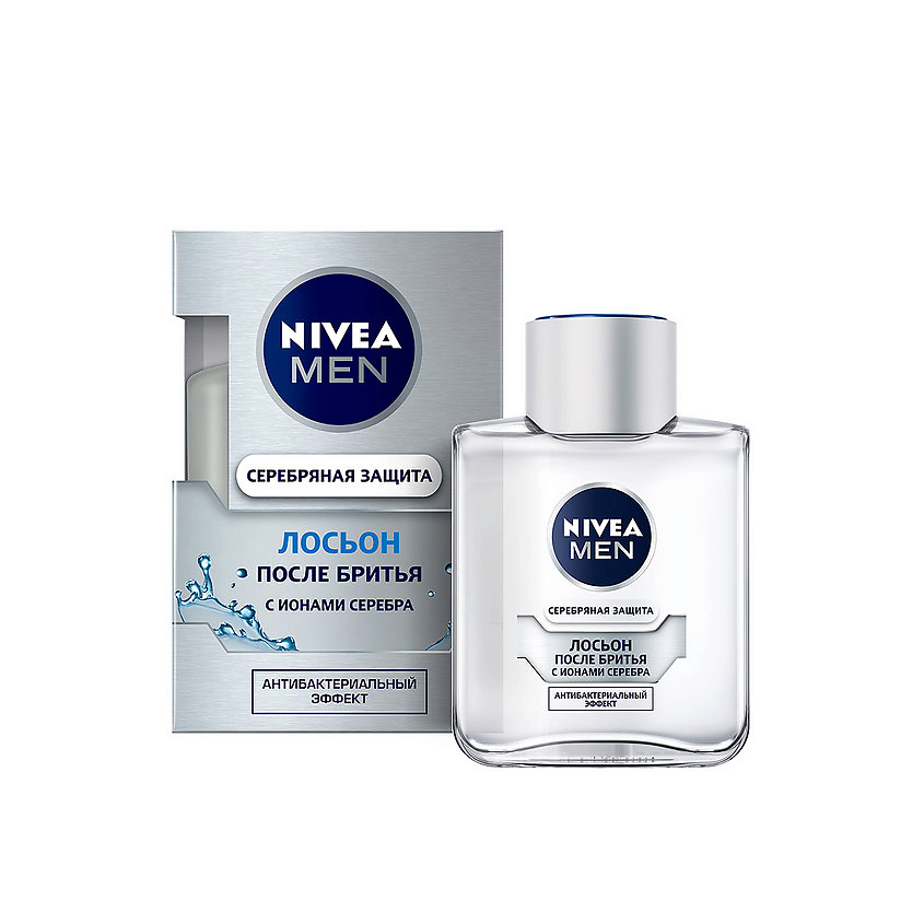Изображение товара NIVEA MEN Лосьон после бритья "Серебряная защита", 100 мл Изображение товара NIVEA MEN Лосьон после бритья "Серебряная защита", 100 мл