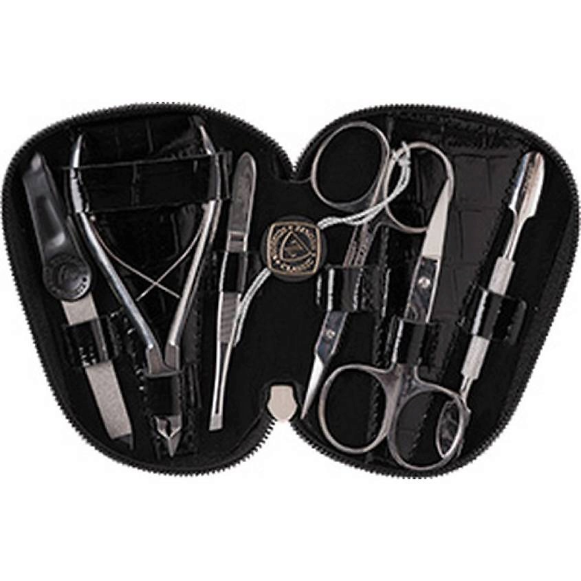 Изображение товара ZINGER Набор для маникюра и педикюра Classic MS-71033, черный 1 шт.