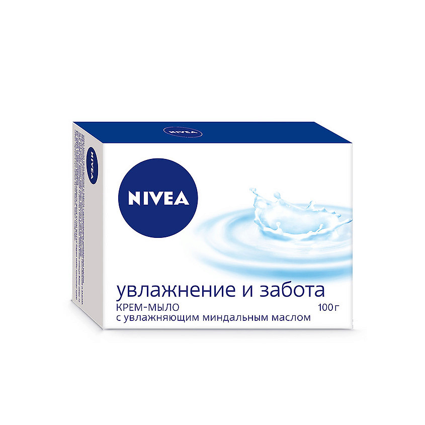Изображение товара NIVEA Крем-мыло Увлажнение и забота с миндальным маслом, 100 г