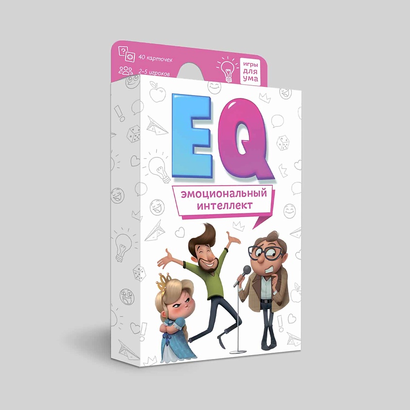 Изображение товара ГЕОДОМ Игра карточная "ЕQ Эмоциональный интеллект" 40 карточек, 1 шт