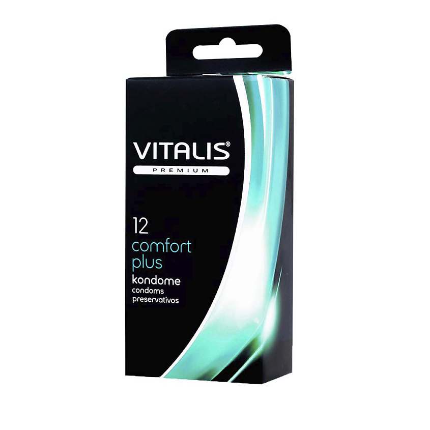 Изображение товара VITALIS Premium Comfort Plus - анатомические презервативы 12 шт.