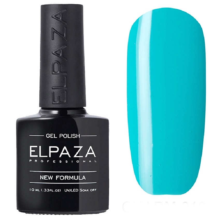 Изображение товара ELPAZA PROFESSIONAL Гель-лак для ногтей CHARM, цвет: Голубой 019