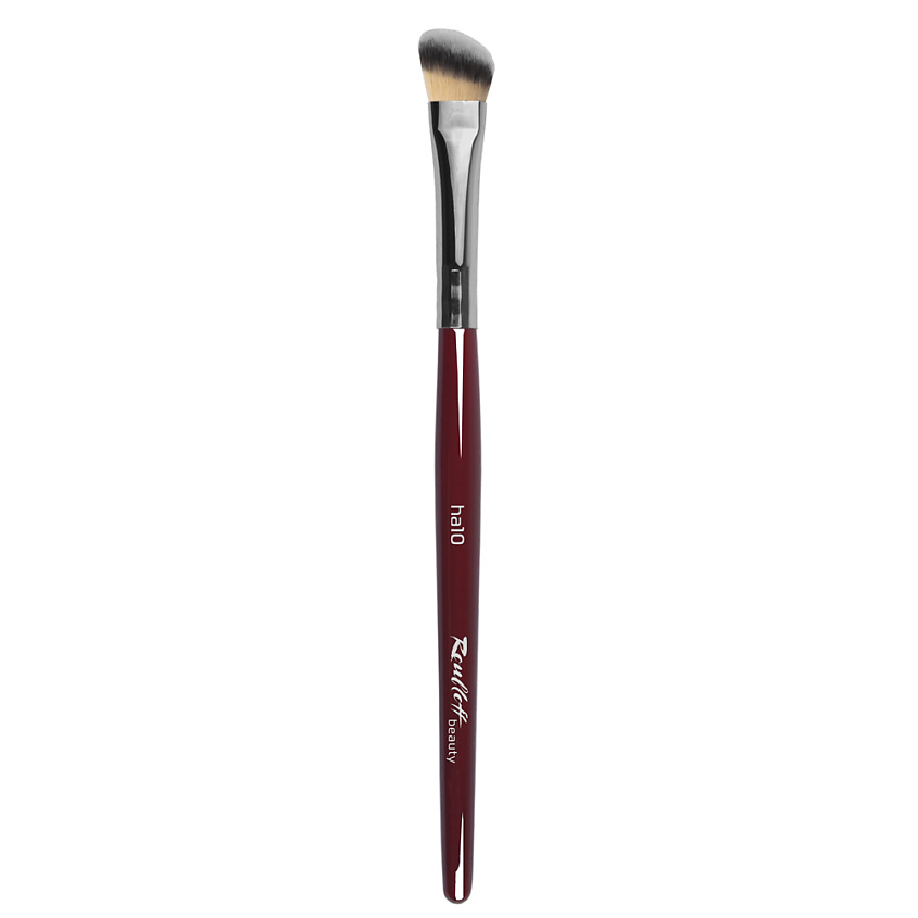 Изображение товара ROUBLOFF Кисть ha10 наклонная из мягкой синтетики для румян и хайлайтера, 1 шт.